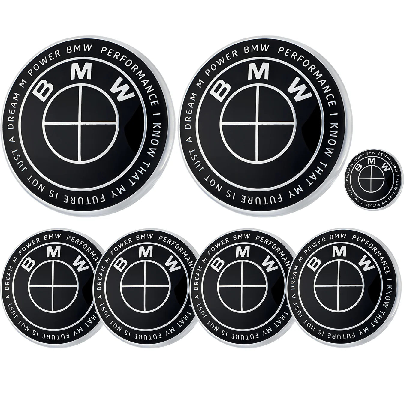 BMW 50th Anniversary Badge | Full Black