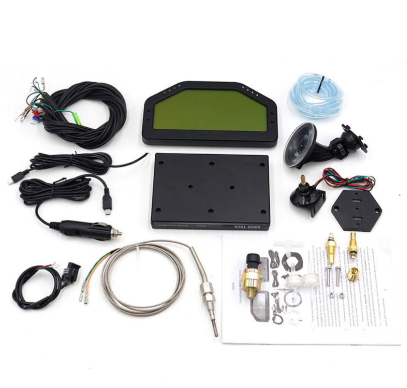 904 Car Dash Race Display Dashboard Bluetooth LCD Screen Multi-function Gauge Sensor Kit
