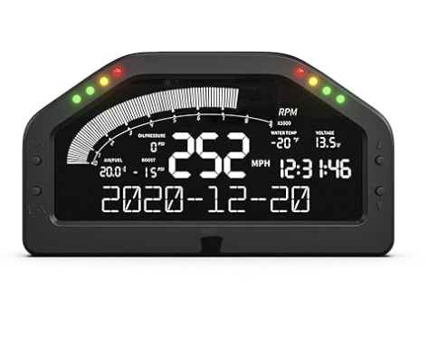 Dashboard Sensor KIT Race Display Bluetooth LCD Screen Gauge