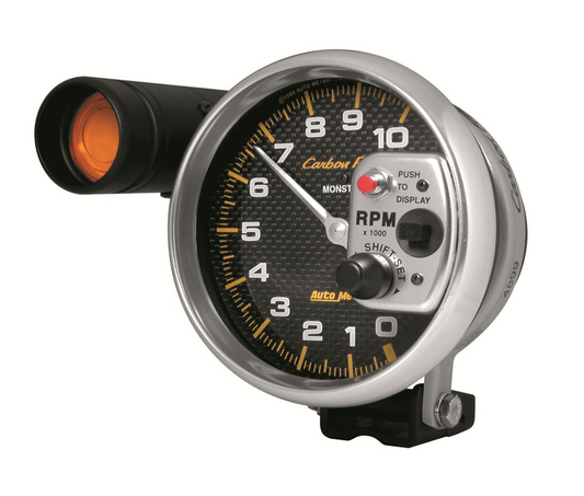 5" Autometer Sport-Comp II Shift Lite Tachometer Carbon