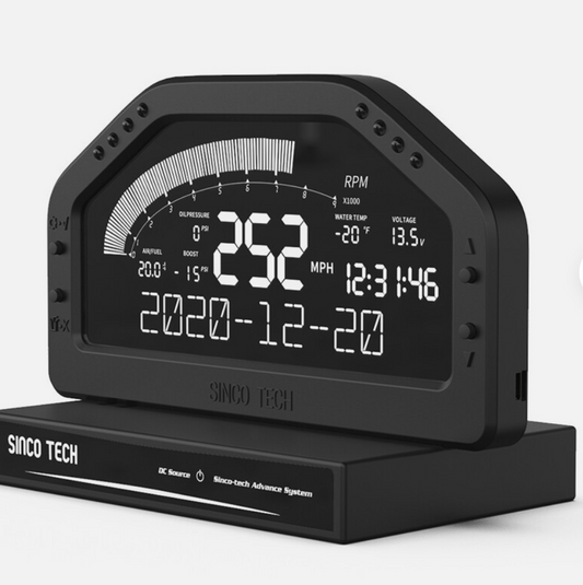Dashboard Sensor KIT Race Display Bluetooth LCD Screen Gauge